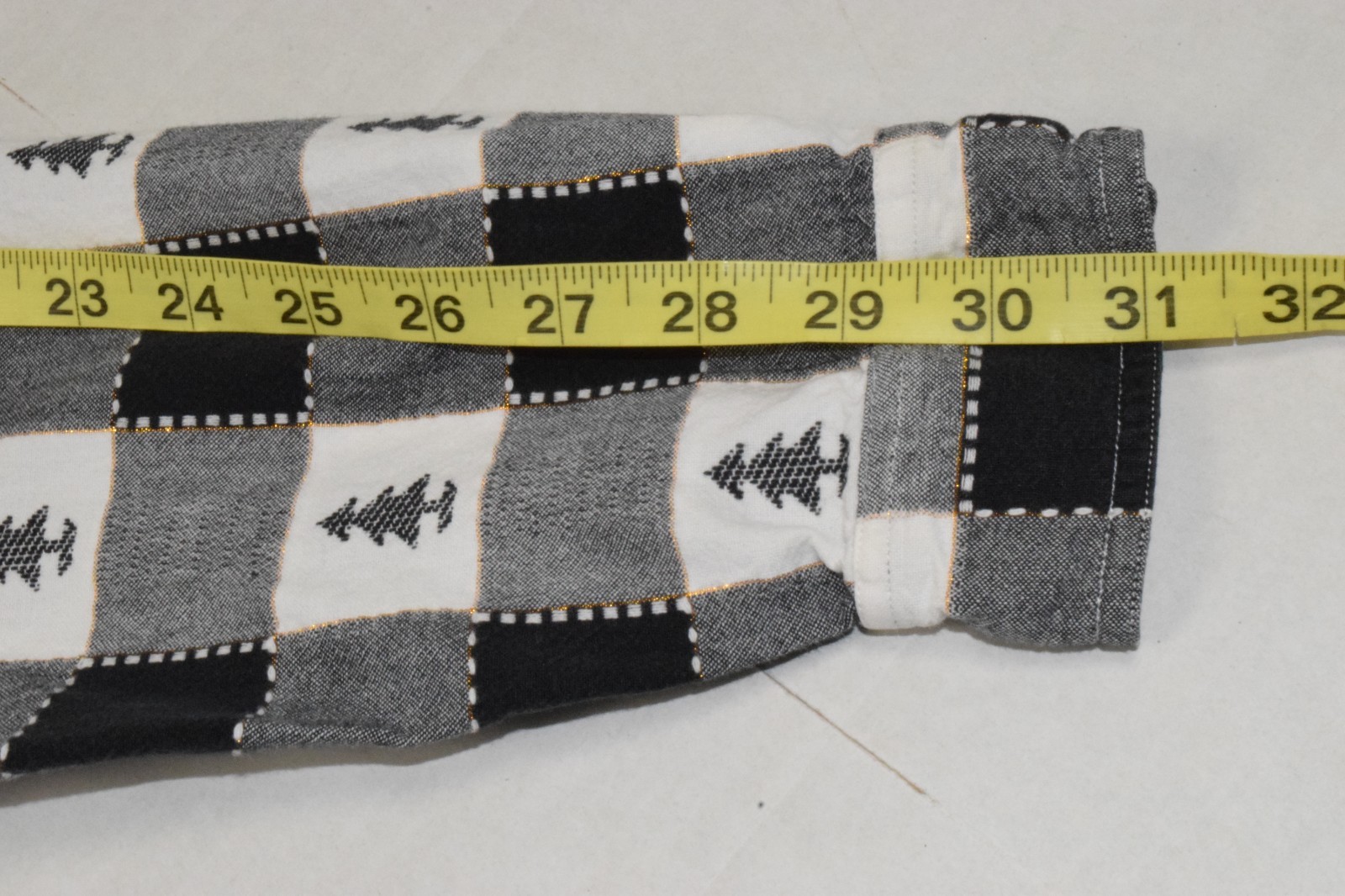 Collared Shirt Basic Editions Holiday Size L Tree… - image 6