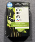 NOWY ORYGINALNY WKŁAD ATRAMENTOWY HP 63XL CZARNY COMBO PAK WYGASA 8/26