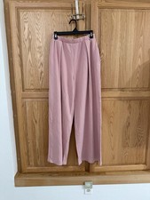 Zara Pleated Front Wide Leg Trousers Sz M