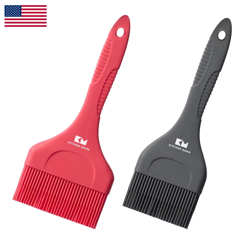 Kitchen Mama Platinum Silicone Extra Wide Pastry Basting Brush Utensil Set Heat
Opens in a new windo