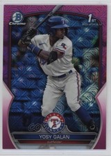 2023 Bowman Chrome Prospects Mega Box Pink Mojo Refractor 66/199 Yosy Galan