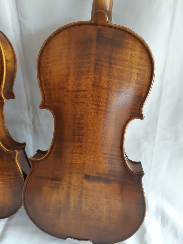 VIOLIN STRADIVARIUS COPY HANDCRAFTED SCSM Very Beautiful tone and real flame  SC - Image 3 of 4