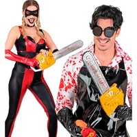 KostÜM ZubehÖR Halloween Deko Blutige KettensÄGe Neu Ovp