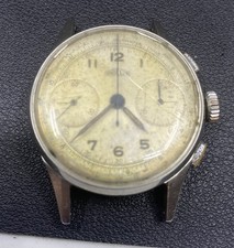 Orologio Cronografo Meccanico Angelus Vintage Cal. 215 Non Funzionante