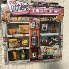 New Shopkins Real Littles Micro Mart Mini Brands 16 Pieces Special Edition Icee