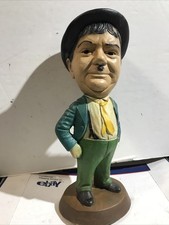 VTG 17" Esco Oliver Hardy Chalkware Figure Statue Chalk Ware 1971 Laurel & Hardy