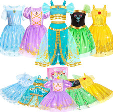 Princess Costumes for Girls, Princess Dress up Clothes for Girl 4-6 Princess Dre