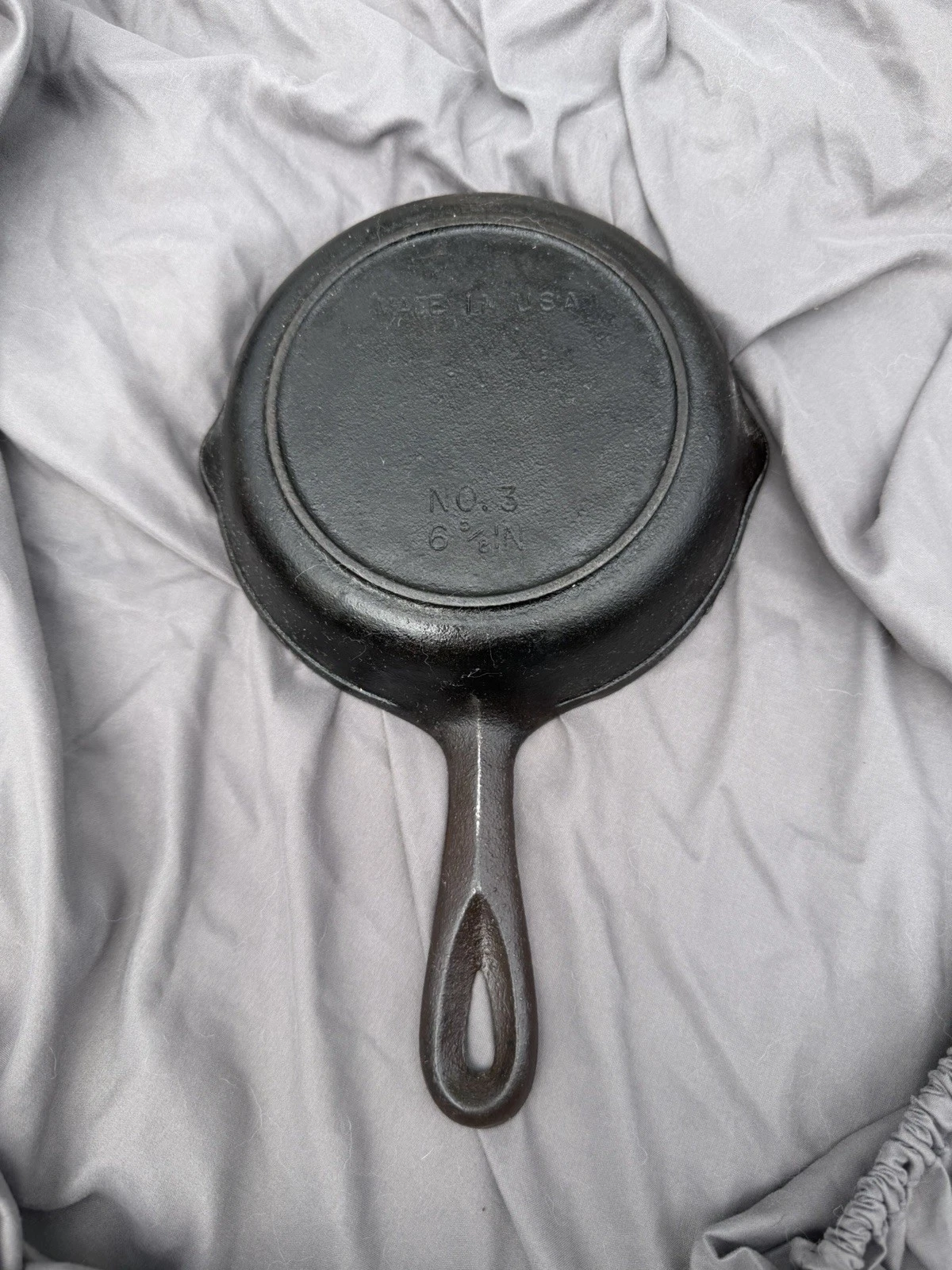 Birmingham Stove & Range BSR Cast Iron Skillet No 3 6 5/8 Inches