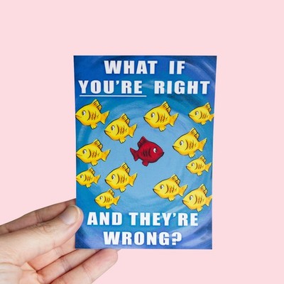 Fargo Sticker! What If You're Right And They're Wrong? Coen Brothers billy bob