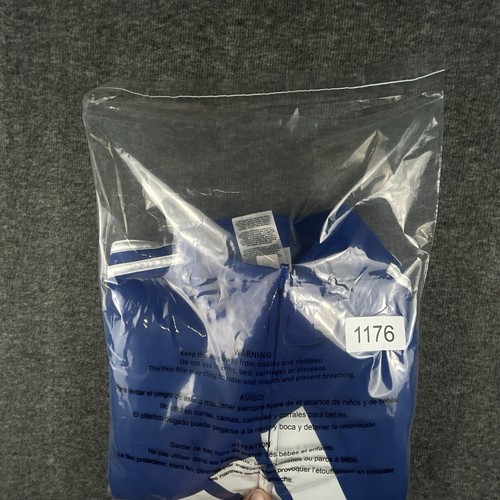 Adidas Track Jacket Boys Youth XL 18/20 Blue Activewear Logo Spellout 3 Stripes - Picture 9 of 9