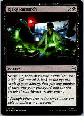Risky Research Marvel's Spider-Man NM Normal