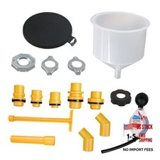 No-Spill Coolant Funnel Kit with Coolants Tester, Spill-Proof 15PCS Tester