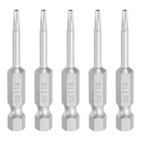 "5 StüCk 1/4\" Sechskantschaft TT8 Magnetkopf 2\" Torx-Bits FüR Xyz"