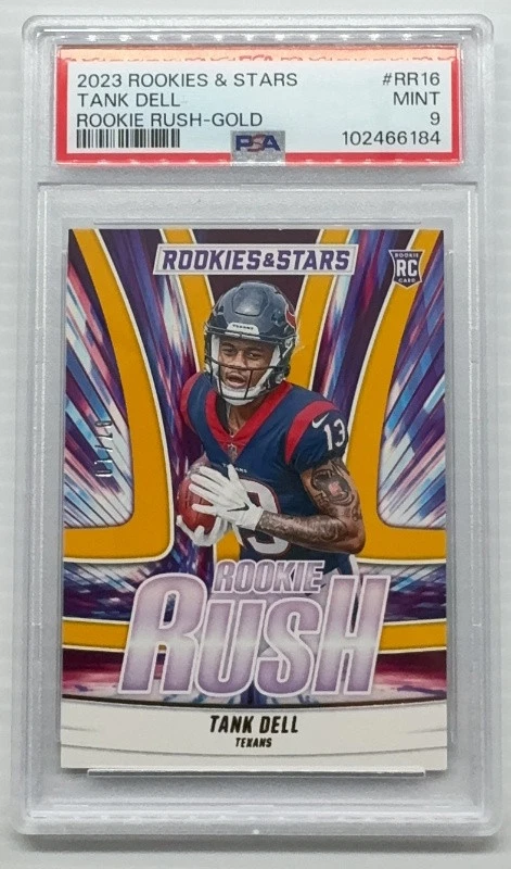 Tank Dell Panini Rookies & Stars Rookie Rush #RR16 Gold