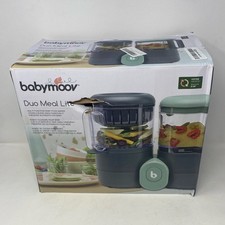 Babymoov Duo Meal Lite Baby Food Maker, Dark Grey/Mint, 68 oz