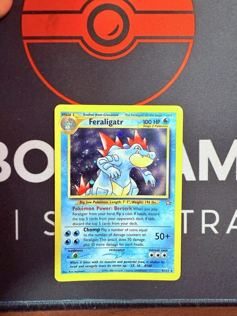 Feraligatr Holo Neo Genesis 2000 Pokemon #13