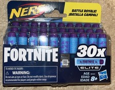 Official Nerf Fortnite 30x Dart Elite Refill Pack Battle Royale Darts Opened/NEW
