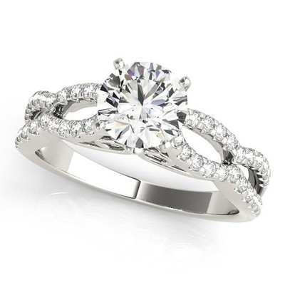 Preisvorschlag! 2 kt DE/VS Lab Grown Rundschliff Diamant Verlobungsring in Platin