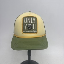 Smokey Bear Hat Trucker Cap Only You Can Prevent Wildfires Olive Green