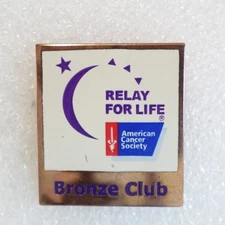 Relay For Life Bronze Club Pinback Button Paramount Vintage