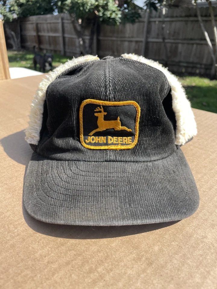 Sombreros de invierno John Deere vintage con oreja Foto 3 de 4