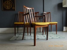 G Plan Fresco dining chairs teak RESTORED Mid century set of 4 (more available)