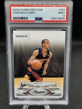 2009 Panini Prestige Stephen Curry Warriors RC #157 PSA 9