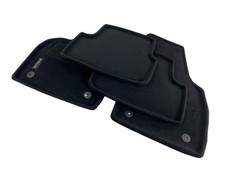 Original VW Fussmatten Polo 6 AW Gummi schwarz Textil Optimat mit Schriftzug