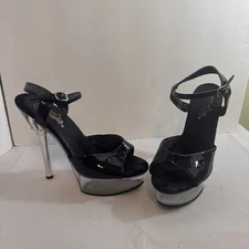 Well Used Worn Stripper Heels Pleaser Stiletto Platform Size 7 More Pics Avail