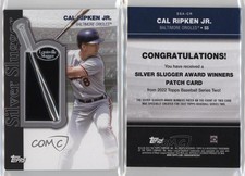 2022 Series 2 Silver Slugger Award Winner Commemorative Cal Ripken Jr Patch HOF