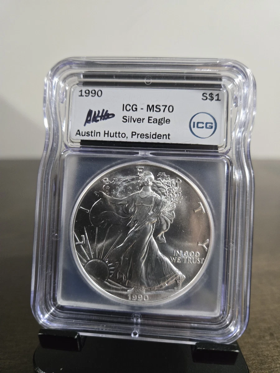 1990 American Eagle MS 70 Graded Silver Bullion Coins for sale | eBay