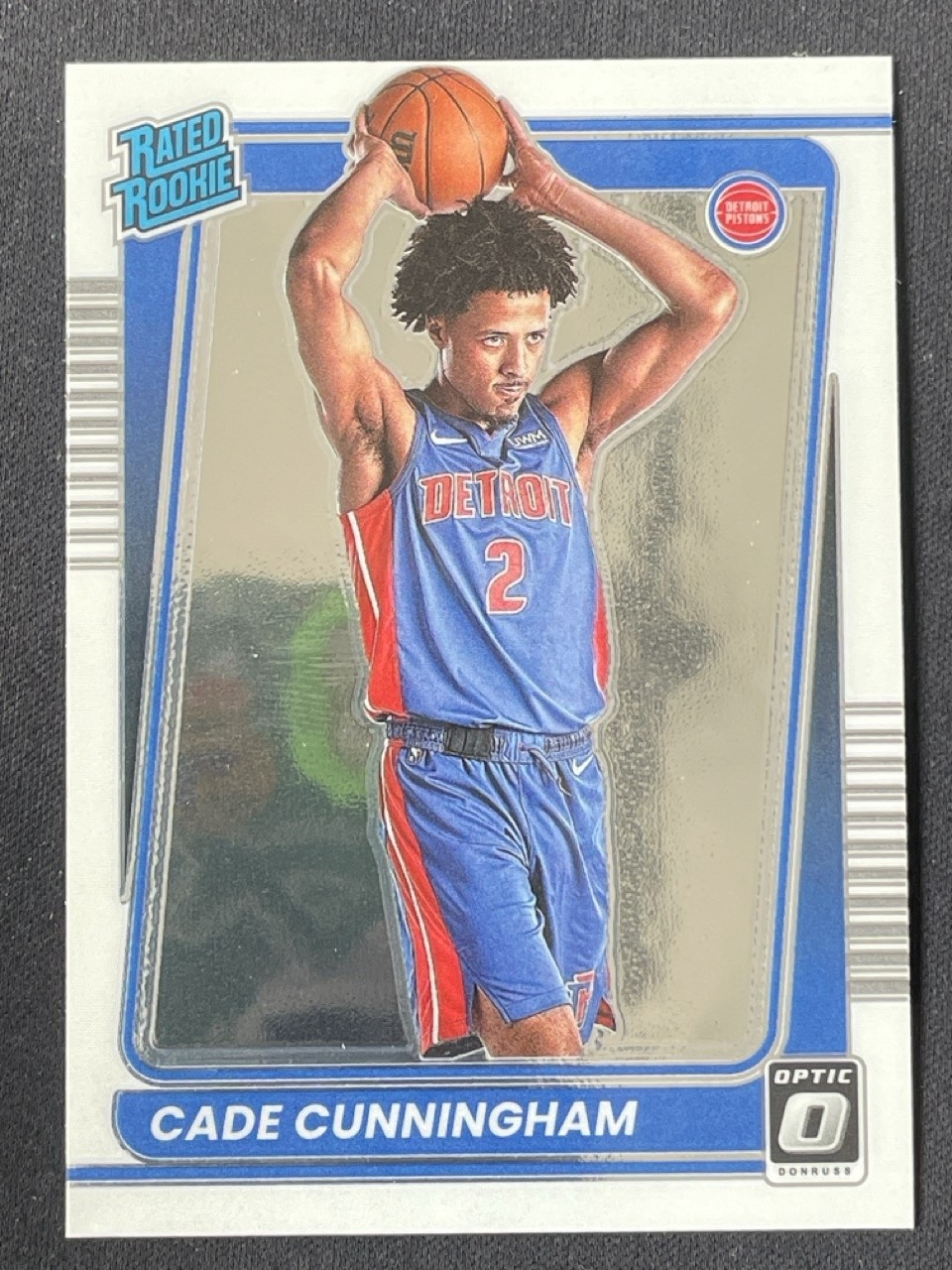 Cade Cunningham 2021-22 Panini Donruss Optic Rated Rookie Base RC #161
