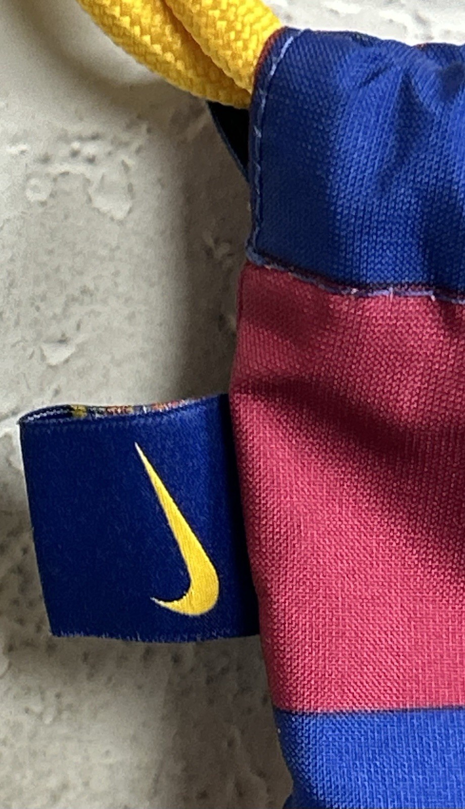 FCB Barcelona Drawstring Cinch Backpack NIKE Gym … - image 7