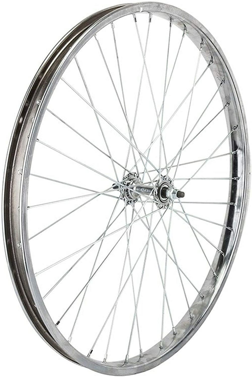 Wheel Master 26x2.125" Front Wheel - Steel, Chrome, Bolt-On, 36H