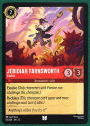 Jebidiah Farnsworth - Cookie 117/204 The Wilds Unknown Lorcana