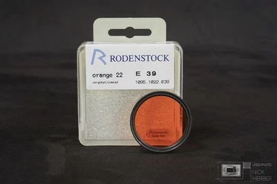 Rodenstock Orange 22 Filter ⦰39mm - for Leica Summicron-M | purchase & sale used-photo - Image 1 of 4