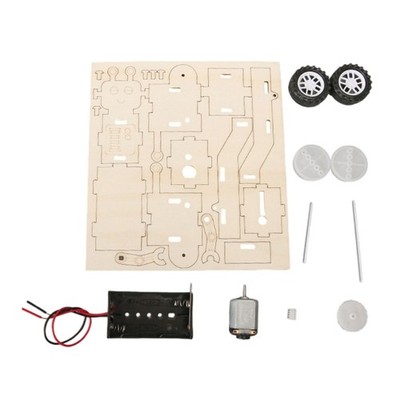 Childrens Oaken Science Toy DIY Robot Car For Physics Education Activity