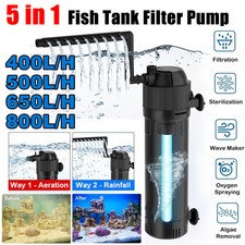 5 in 1 Internal Aquarium Fish Tank UV Sterili...