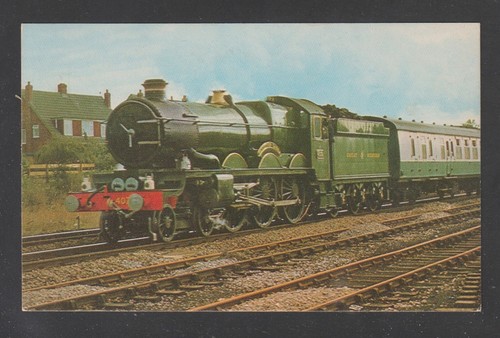Train Postcard Great Western Railway 4-6-0 No 4079 Pandennia Castle - Imagen 2 de 3