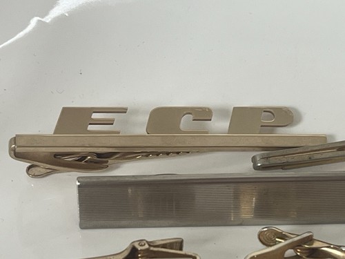 Lot of 7 Vintage Tie Bars Tie Tacks: Swank, Anton,Hickock & More - Bild 2 von 7