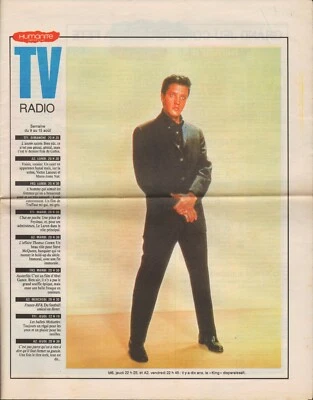 ELVIS PRESLEY 10è ANNIVERSAIRE 1987 L'HUMANITE DIMANCHE TV - Photo 1/2