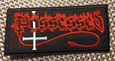 Possessed  (band) logo Embroidered Patch Iron-On Sew-On US ship Death Metal