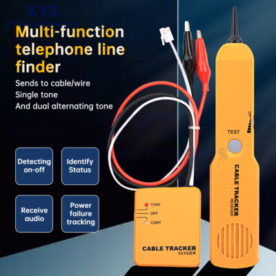 Multi-function Cable Finder Wire Tracker Fiber Optic Network Tester Cable Toner
