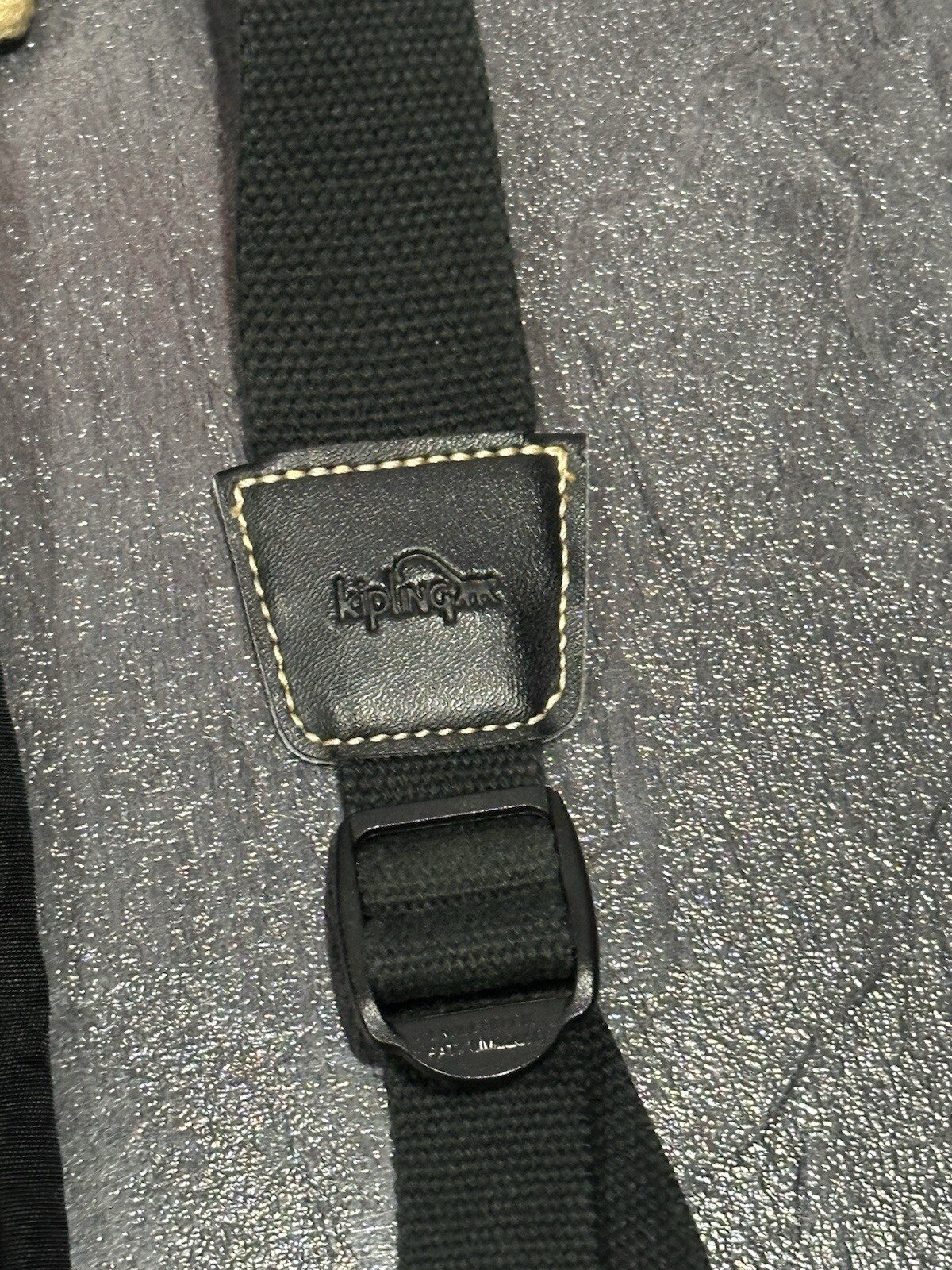 Kipling Black Drawstring Backpack Vintage Y2K Min… - image 4