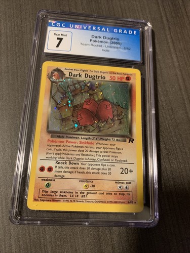 Dark Dugtrio (Unlimited) graded CGC 7 for sale on eBay