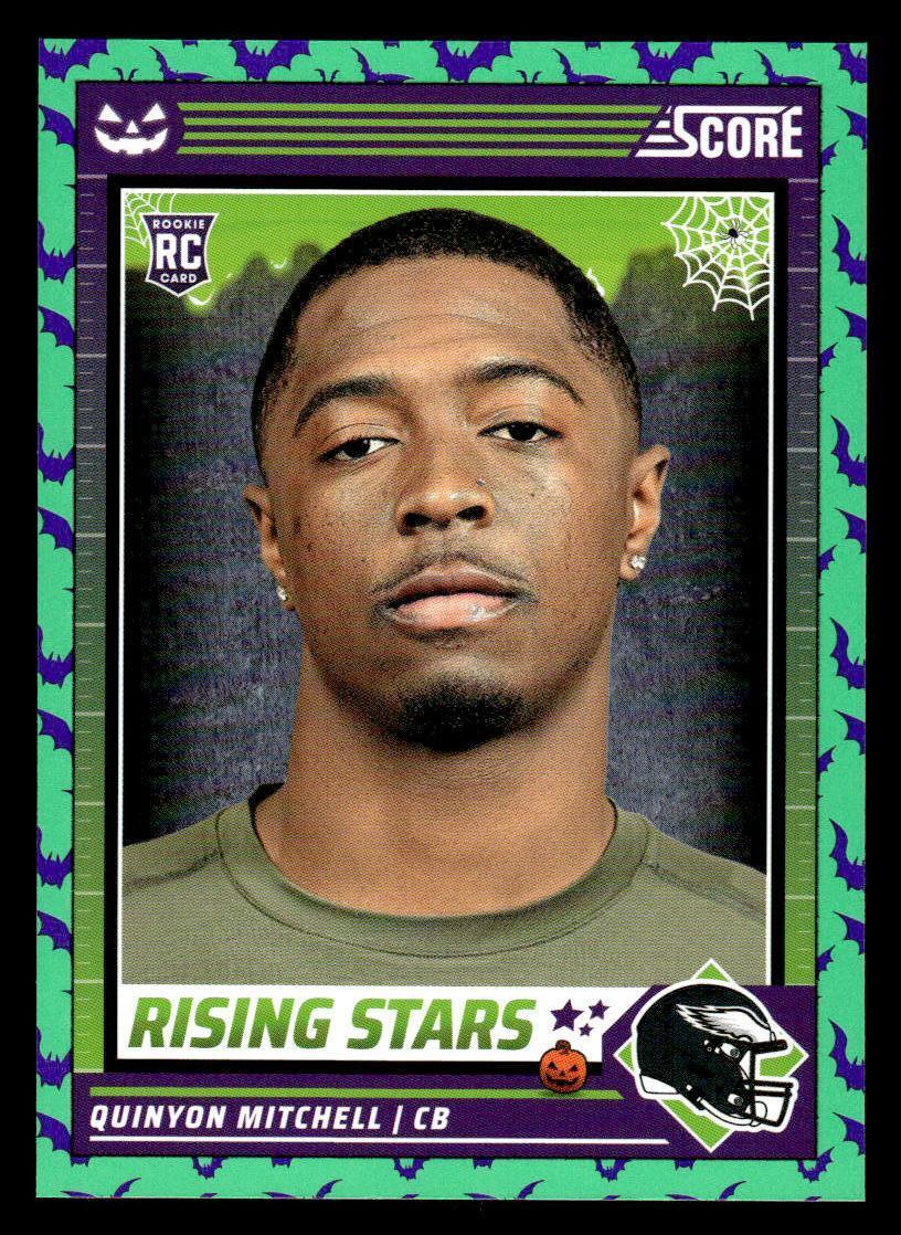 2024 Score-A-Treat #41 Quinyon Mitchell A-Treat - Rising Stars Green Bats card