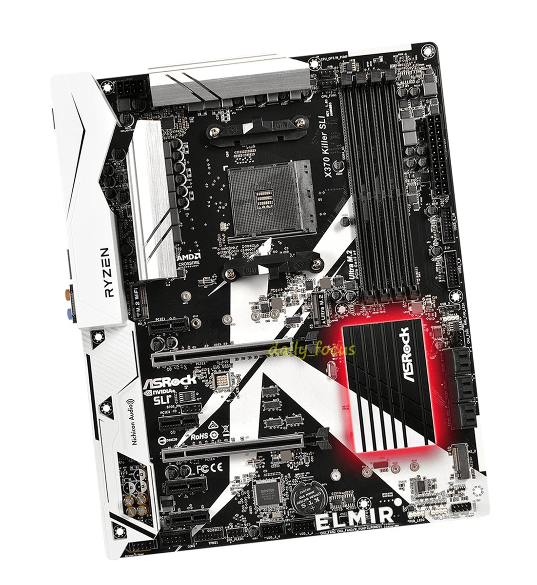 ASRock X370 Killer SLI Motherboard Socket AM4 AMD X370 DDR4 DIMM USB3.0 ATX