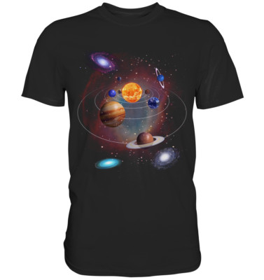 Planeten im Sonnensystem T-Shirt | Weltall Astronom Universum Astronomie