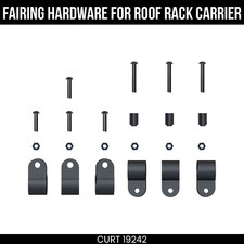 Curt 19242 Replacement Fairing Hardware For Roof Rack Cargo Carrier 18115 19242