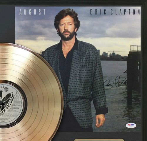 Eric Clapton Framed wood Reproduction Signature LP Record Display. 03 - Picture 2 of 5